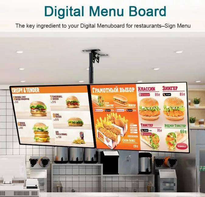 Wallmounted Original Transparent OLED Screen Digital Signage Prices Advertising LED Display Screen